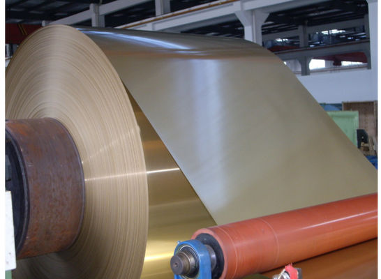 금빛 에폭시 친수성은 알루미늄 팔 기질 오우 0.2MM을 코팅했습니다